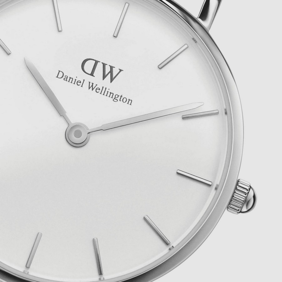 Đồng Hồ Dw Daniel Wallington Petite Reading Nữ Trắng Đen